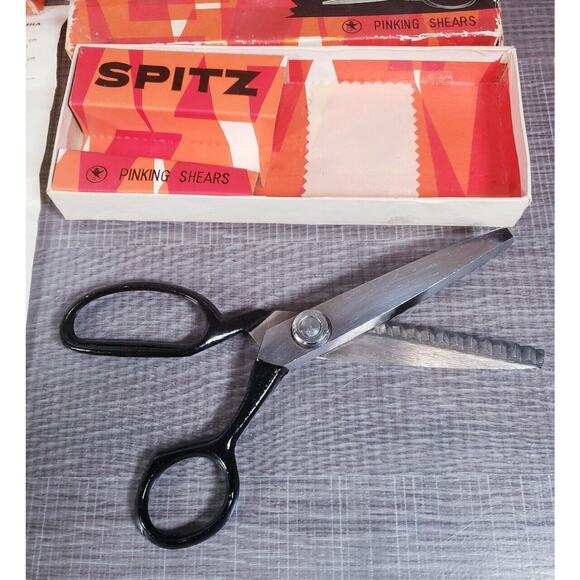 VINTAGE LOT Gold Seal Nippers Scissors - Spitz Pinking Shears & Imra Wool Cuter - Picture 8 of 16